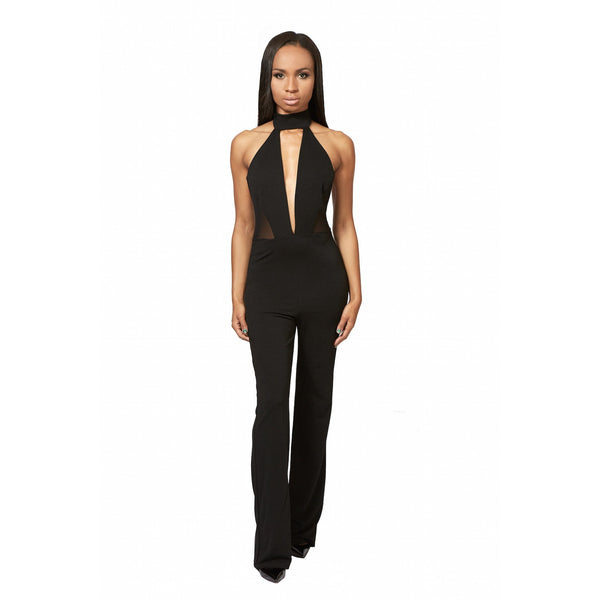 Poise | Halter Open Back Jumpsuit